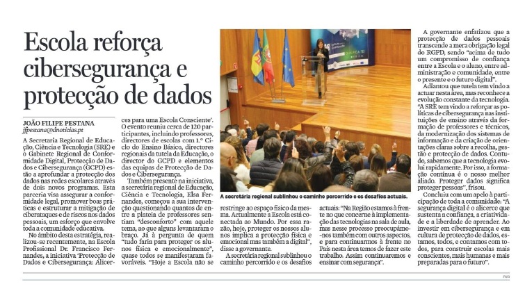 Proteção de Dados e Cibersegurança: Alicerces para uma Escola Consciente